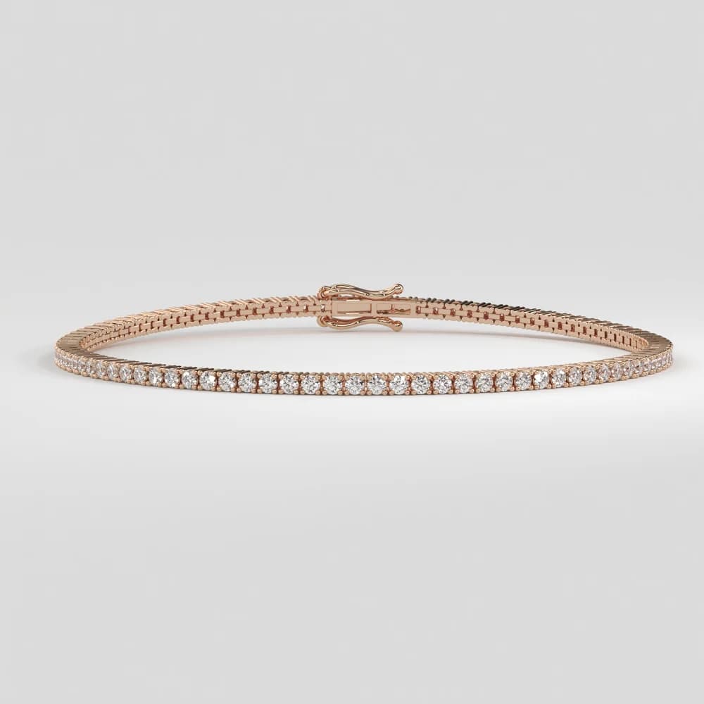 Same bracelet in rose gold, front view
